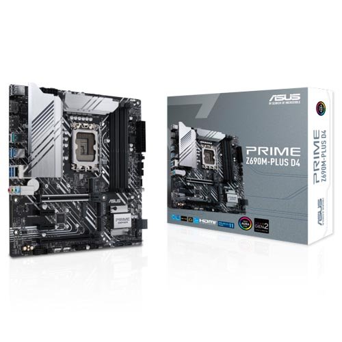 ASUS Prime Z690M-Plus D4 mATX Intel Z690 Motherboard