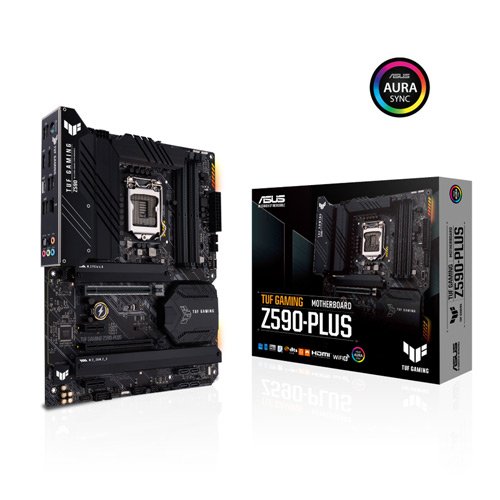 ASUS TUF Gaming Z590-Plus Intel Z590 LGA 1200 (Intel 11th/10th Gen) ATX Gaming Motherboard