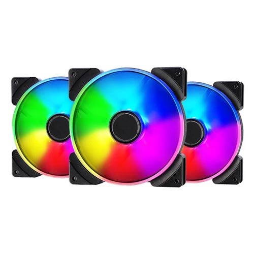 FRACTAL DESIGN PRISMA AL-14 PWM 140MM ARGB CABINET FAN (TRIPLE PACK) FD-FAN-PRI-AL14-PWM